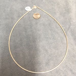 NWT Silpada Sterling Silver Omega chain 16”. N1111